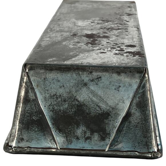 Bake King Vintage Model #44 Extra Long Metal Loaf Pan Bread Meatloaf 13" - Picture 8 of 15